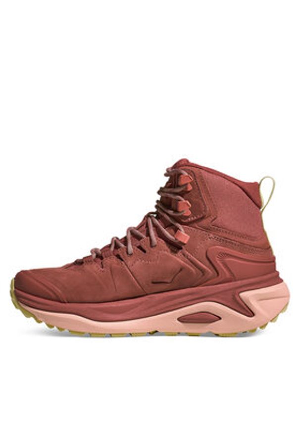 HOKA - Hoka Trekkingi Kaha 3 GTX 1162531 Bordowy. Kolor: czerwony. Materiał: materiał