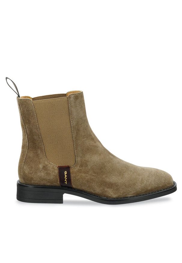GANT - Gant Sztyblety 31553127 Khaki. Kolor: brązowy. Materiał: zamsz, skóra