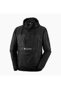 columbia - Kurtka Przejściowa Męska Columbia Challenger Windbreaker Anorak. Kolor: czarny. Materiał: poliester