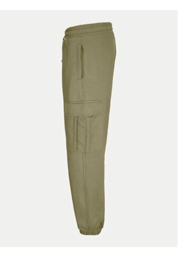 Jack & Jones - Jack&Jones Spodnie dresowe Kane 12263074 Zielony Relaxed Fit. Kolor: zielony. Materiał: bawełna