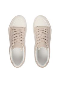 DKNY Sneakersy K3556786 Beżowy. Kolor: beżowy. Materiał: skóra #3