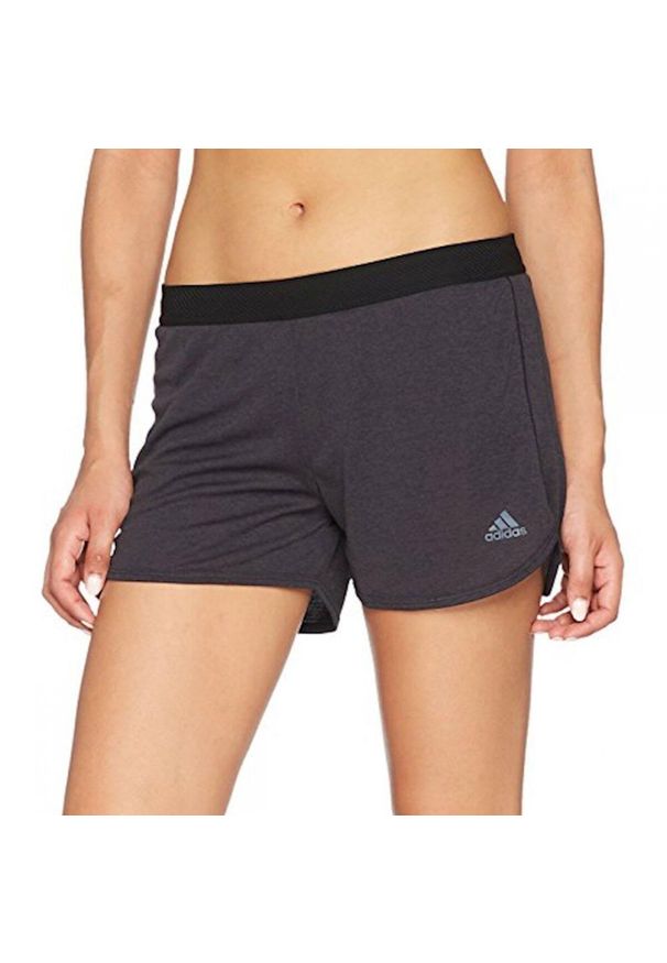 Spodenki damskie do biegania Adidas Corechill Short Climachill szare. Kolor: szary