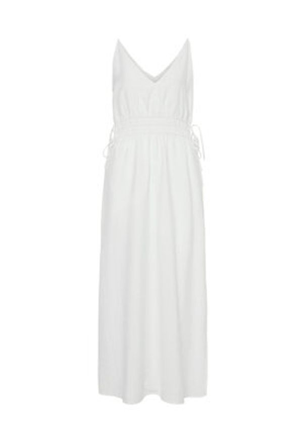 YAS Sukienka letnia Dazly 26037101 Biały Regular Fit. Kolor: biały. Materiał: wiskoza. Sezon: lato