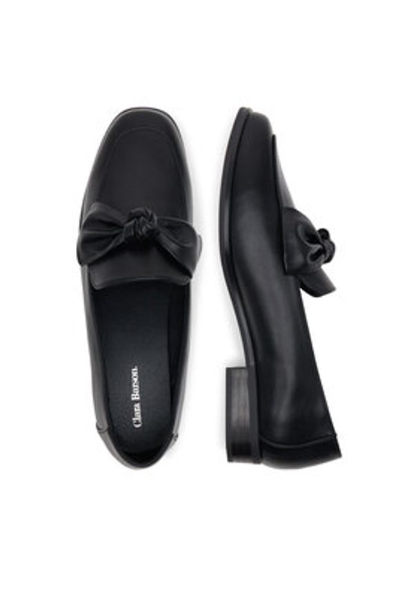 Clara Barson Loafersy WYL3674-7 Czarny. Kolor: czarny. Materiał: materiał