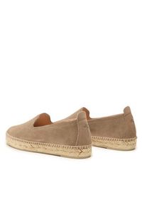 Manebi Espadryle Suede Flat Espadrilles K 1.9 N0 Szary. Kolor: szary. Materiał: zamsz, skóra