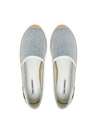 Karl Lagerfeld - KARL LAGERFELD Espadryle KL80111 Niebieski. Kolor: niebieski. Materiał: materiał #2