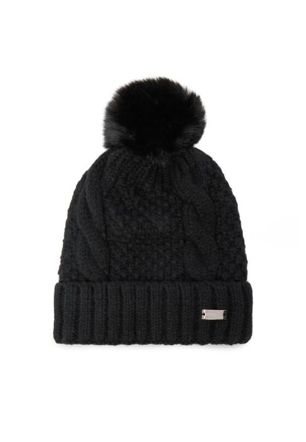 Puccini Czapka CZ2411 Czarny. Kolor: czarny. Materiał: materiał