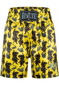 Szorty bokserskie Benlee Panther Boxing. Kolor: czarny, żółty, wielokolorowy