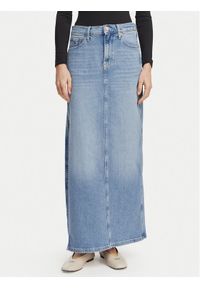 Tommy Jeans Spódnica jeansowa Claire DW0DW22711 Niebieski jasny Regular Fit. Kolor: niebieski. Materiał: bawełna #1