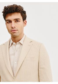 Pako Lorente - PAKO LORENTE - Jasna marynarka męska w pepitkę. Materiał: poliester, elastan, wiskoza. Sezon: wiosna #8
