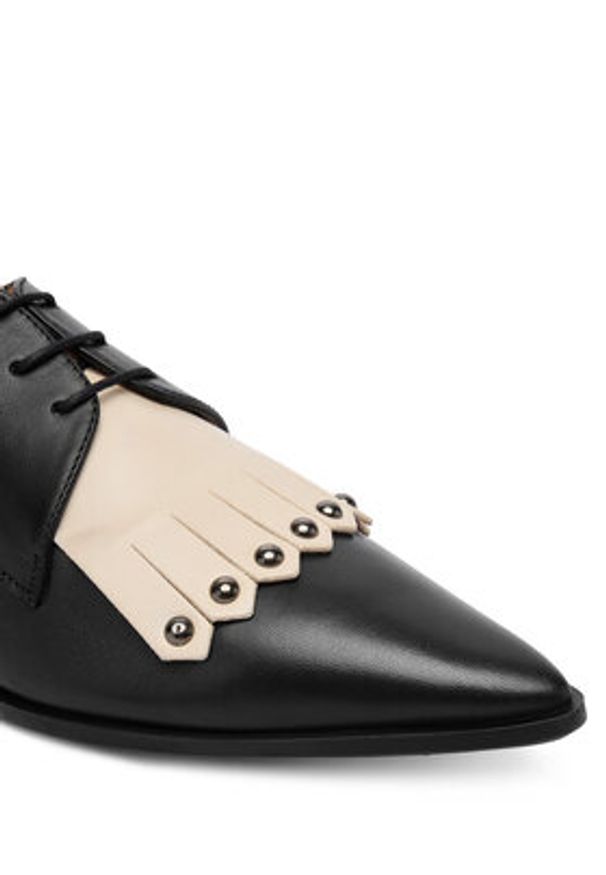 Hispanitas Oxfordy BHI254263 Czarny. Kolor: czarny. Materiał: skóra