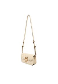 Pinko - PINKO Torebka Love Box Baguette Al 25-26 PLTT 105083 A2W2 Écru. Materiał: skórzane #3