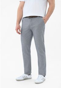 Volcano - Materiałowe spodnie R-TONI. Okazja: na co dzień. Materiał: materiał. Styl: casual, klasyczny #1