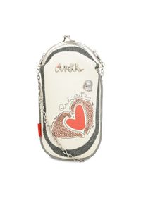 Szare Damskie Etui Na Okulary Anekke Premium. Kolor: szary. Wzór: aplikacja, haft. Dodatki: z haftem, z aplikacjami. Styl: retro, klasyczny, elegancki