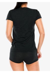 SENSOR - Koszulka merino damska Sensor Merino Cordura SS Tee. Kolor: czarny