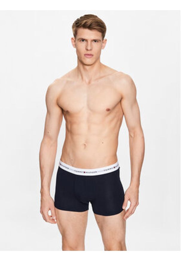 TOMMY HILFIGER - Tommy Hilfiger Komplet 3 par bokserek UM0UM02761 Granatowy. Kolor: niebieski. Materiał: bawełna