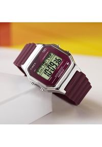 Timex Zegarek T80 TW2V41300 Bordowy. Kolor: czerwony #3