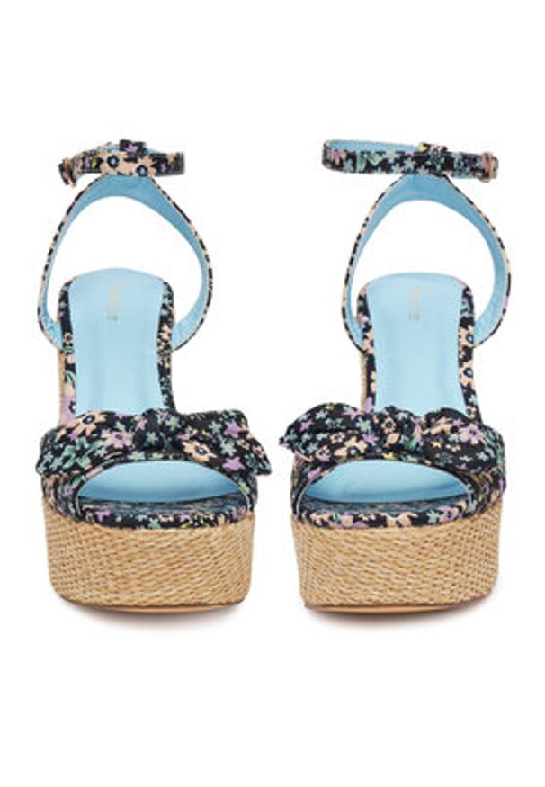 DeeZee Espadryle RT2206125 Czarny. Kolor: czarny. Materiał: materiał