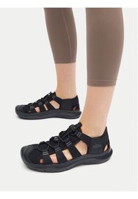 keen - Keen Sandały Seanik H2 W 1030760 Czarny. Kolor: czarny. Materiał: materiał #4