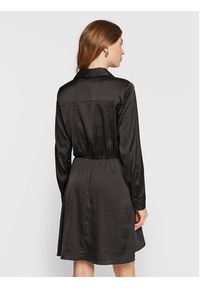 Guess Sukienka koszulowa Alya W2BK83 WF1T2 Czarny Regular Fit. Kolor: czarny. Materiał: syntetyk. Typ sukienki: koszulowe