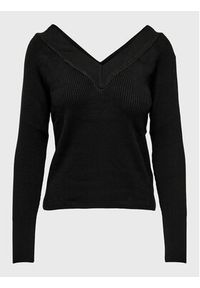 only - ONLY Sweter New Tessa 15268801 Czarny Regular Fit. Kolor: czarny. Materiał: syntetyk #4
