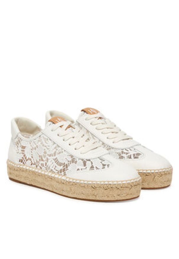 Lauren Ralph Lauren - LAUREN RALPH LAUREN Espadryle 802P10496001 Biały. Kolor: biały. Materiał: materiał