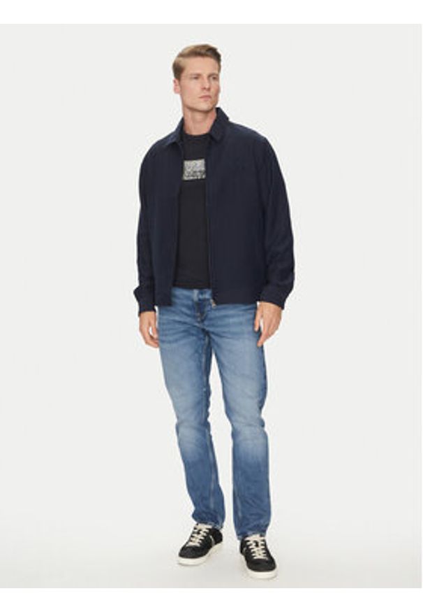 Guess Kurtka przejściowa M5GL38 WHAO2 Granatowy Regular Fit. Kolor: niebieski. Materiał: syntetyk
