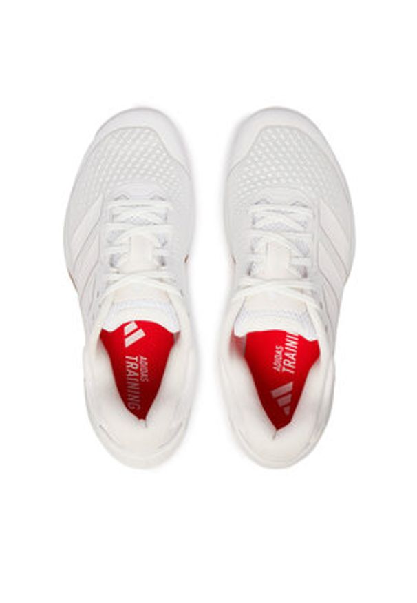 Adidas - adidas Buty na siłownię Dropset 4 JR4661 Biały. Kolor: biały. Materiał: materiał. Sport: fitness