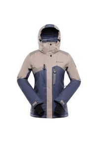 ALPINE PRO - Damska kurtka narciarska Alpine Pro Deara 2. Kolor: beżowy. Sezon: zima. Sport: narciarstwo #1
