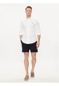 Polo Ralph Lauren Koszula 710899386001 Biały Slim Fit. Typ kołnierza: polo. Kolor: biały. Materiał: bawełna #2