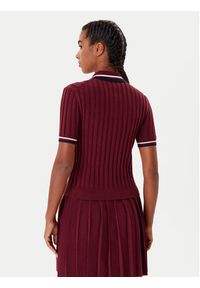 Guess Sweter V5BP04 Z1152 Bordowy Regular Fit. Kolor: czerwony. Materiał: akryl #3