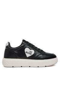 Love Moschino - LOVE MOSCHINO Sneakersy JA15154G1MIA100A Czarny. Kolor: czarny. Materiał: skóra #1