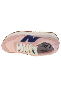Buty New Balance W WS237GC różowe. Zapięcie: sznurówki. Kolor: różowy. Materiał: tkanina, zamsz, skóra, guma