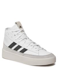 Adidas - adidas Sneakersy Znsored Hi IE7777 Biały. Kolor: biały. Materiał: skóra #5