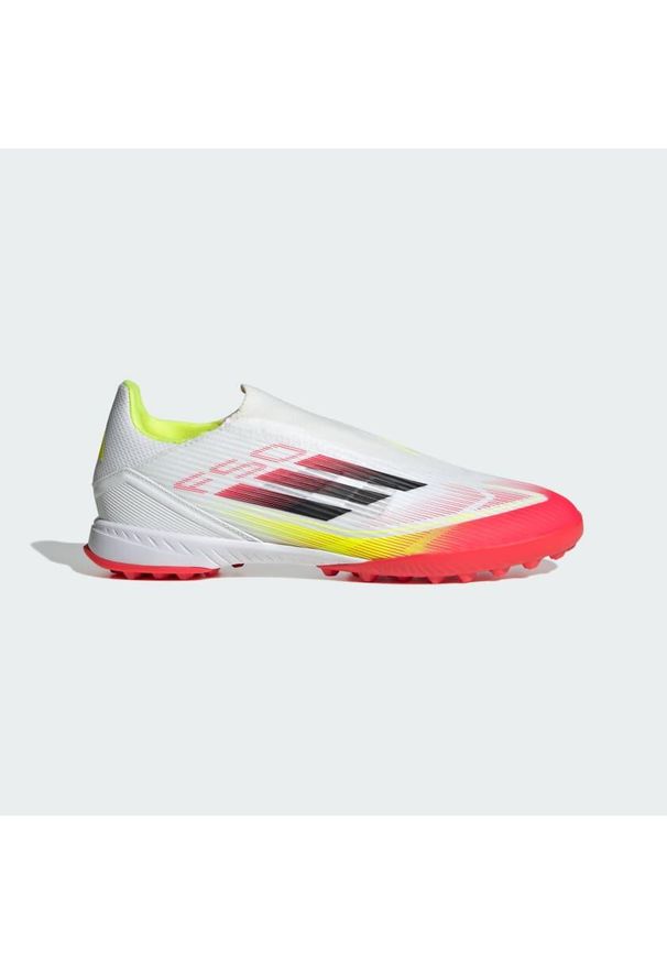 Adidas - Buty F50 League Laceless TF. Kolor: żółty, biały, wielokolorowy, czarny