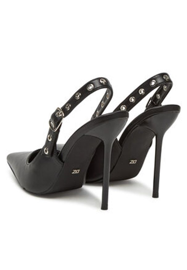 DeeZee Szpilki AL96229-1 Czarny. Kolor: czarny. Materiał: skóra. Obcas: na szpilce