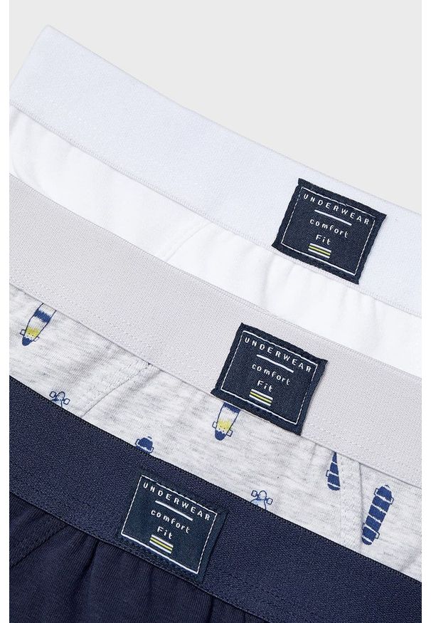 Mayoral slipy dziecięce (3-pack) kolor biały. Kolor: biały