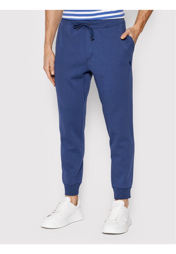 Spodnie dresowe Polo Ralph Lauren. Kolor: niebieski. Materiał: dresówka