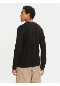 Jack & Jones - Jack&Jones Sweter 12261436 Czarny Regular Fit. Kolor: czarny. Materiał: bawełna #4