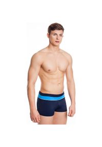 Bokserki pływackie męskie Aqua Speed Grant. Kolor: biały, wielokolorowy, niebieski