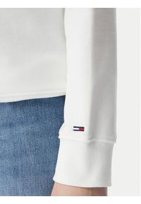 Tommy Jeans Bluza Heritage Logo DW0DW22821 Biały Regular Fit. Kolor: biały. Materiał: bawełna #2