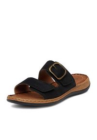 Go Soft Klapki CEO-WI23-4773-09 Czarny. Kolor: czarny. Materiał: zamsz, skóra #6