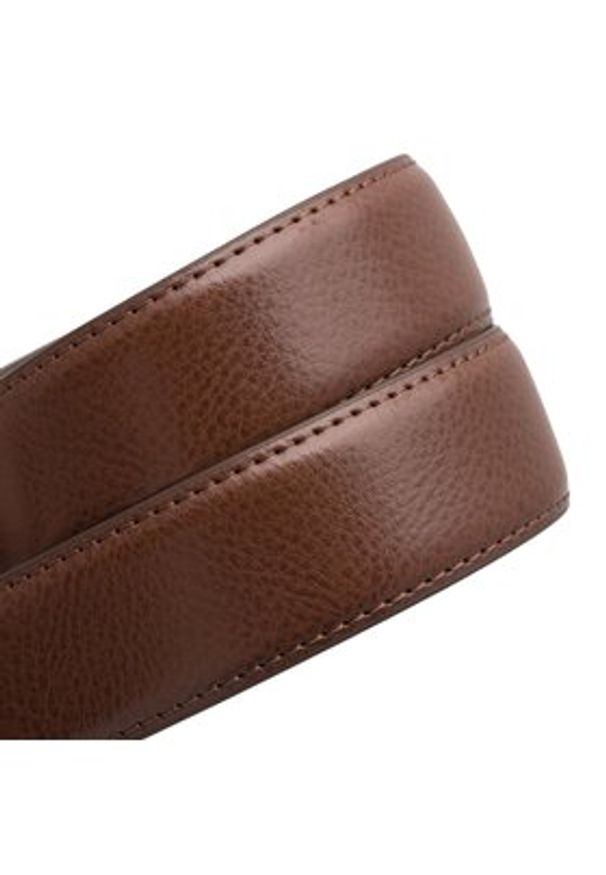 Gino Rossi Pasek Męski 3M2-002-AW23 Brązowy. Kolor: brązowy. Materiał: skóra