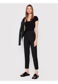 BOSS - Boss Spodnie materiałowe Tiluna 50472636 Czarny Regular Fit. Kolor: czarny. Materiał: materiał, syntetyk #3