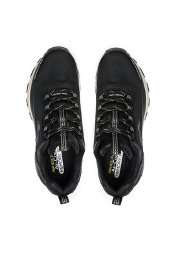 skechers - Skechers Sneakersy Fast Track 237304/BKGY Czarny. Kolor: czarny. Materiał: materiał