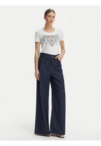 Guess T-Shirt W6GI12 K3027 Biały Regular Fit. Kolor: biały. Materiał: bawełna #4