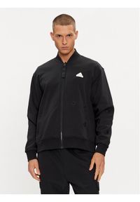 Adidas - adidas Bluza Embroidery IP4070 Czarny Loose Fit. Kolor: czarny. Materiał: bawełna #1