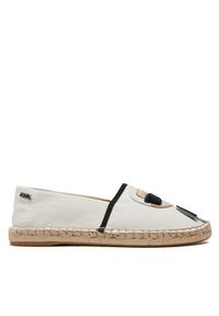 Karl Lagerfeld - KARL LAGERFELD Espadryle KL80111 Biały. Kolor: biały. Materiał: materiał