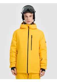 4f - 4F Kurtka narciarska membrana 15000 męska - żółta M. Kolor: żółty. Materiał: materiał. Sezon: zima #1