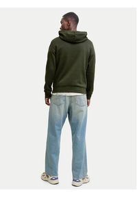 Jack & Jones - Jack&Jones Bluza Corp Logo 12152840 Zielony Regular Fit. Kolor: zielony. Materiał: syntetyk